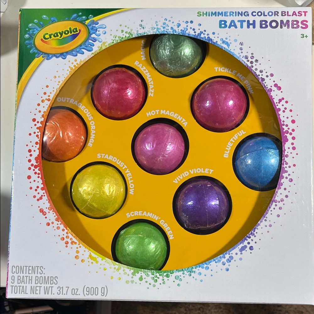 Crayola Vibrant Bath Bomb Set